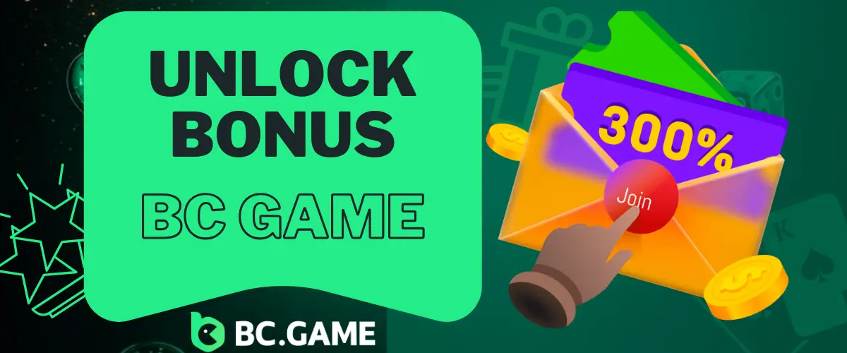 How to Unlock the 300% Welcome Bonus BC Game