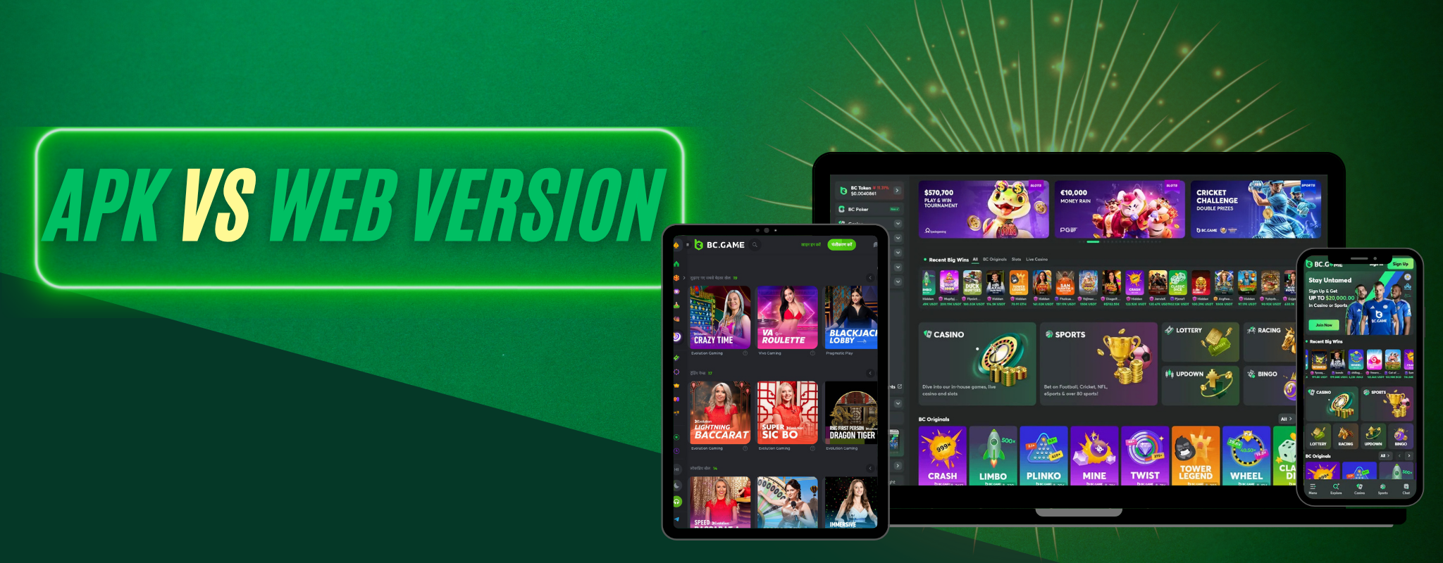 BC Game APK vs Web Version – What’s Better?
