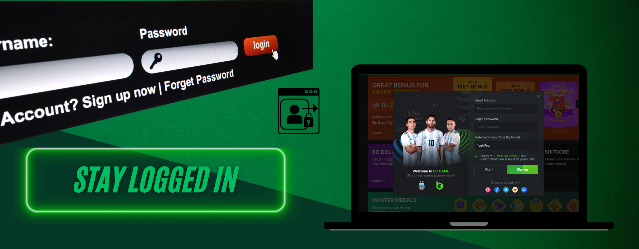 How to Stay Logged In on BC Game